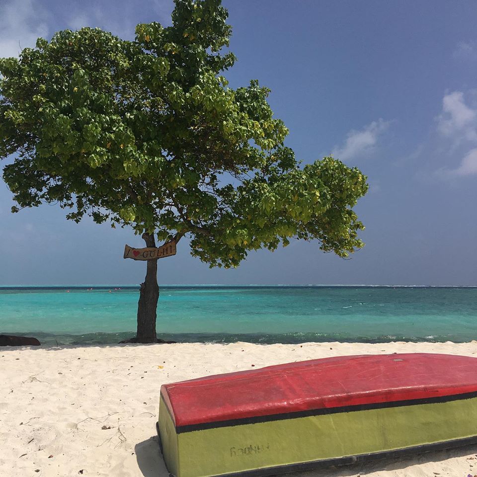 Maldive isole abitate